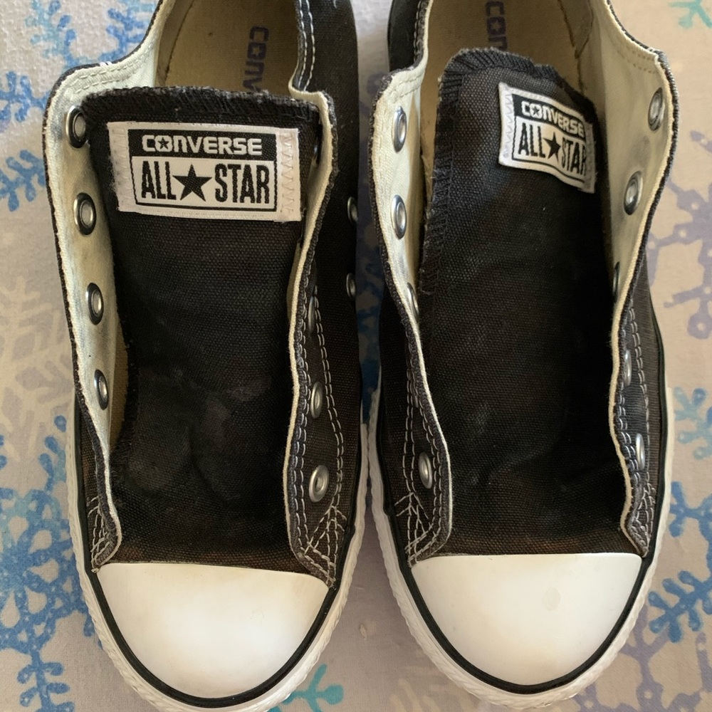 Converse All Star Low Top Black Sneakers - Picture 2 of 6